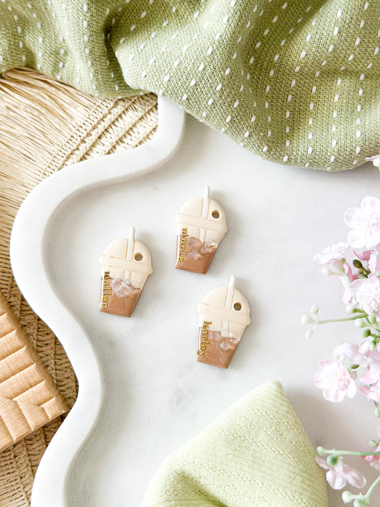 iced coffee | pet id tag