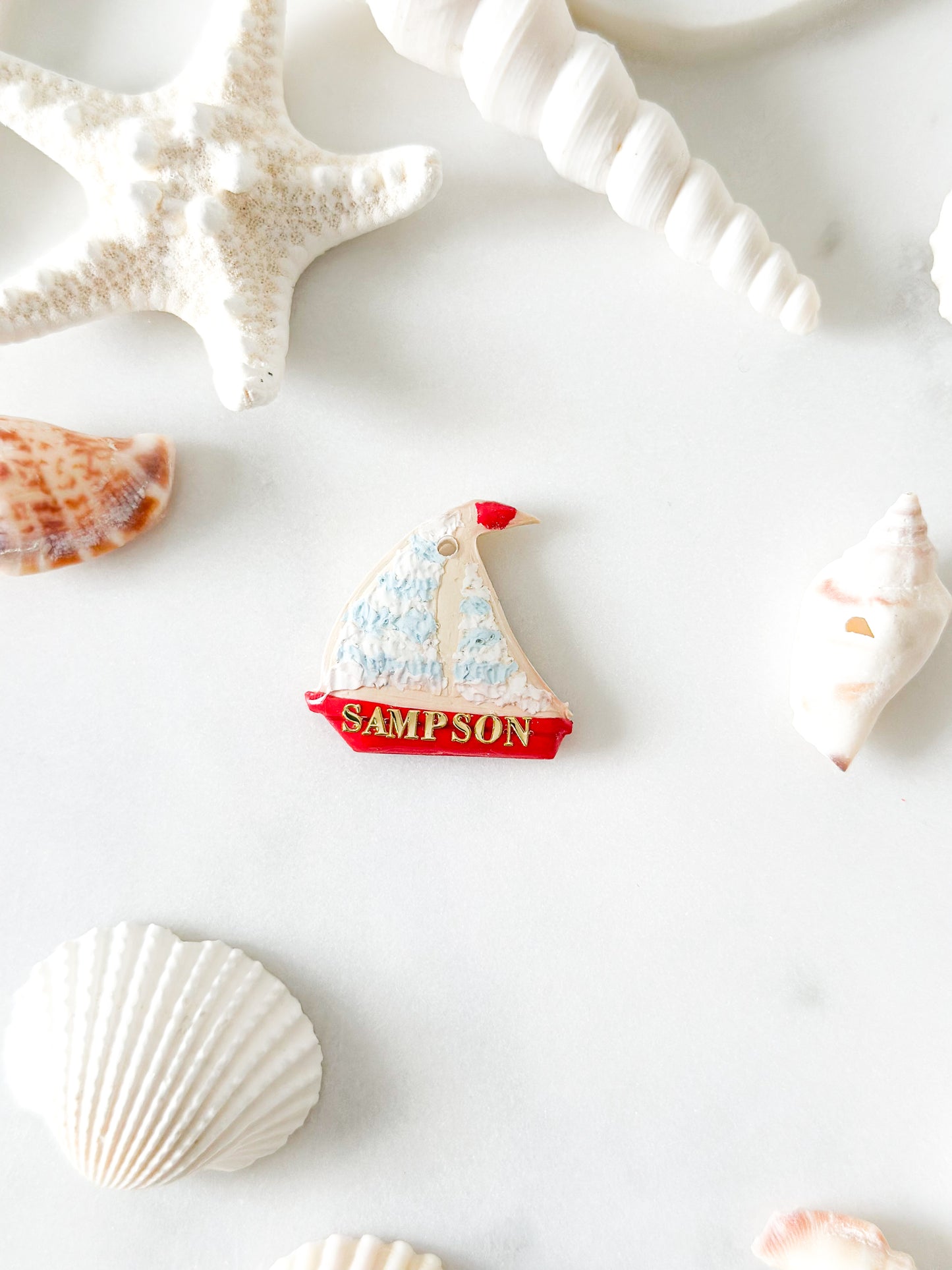 sailboat | pet id tag