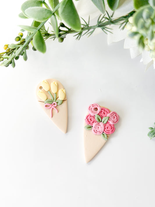 bouquet of flowers | pet id tag