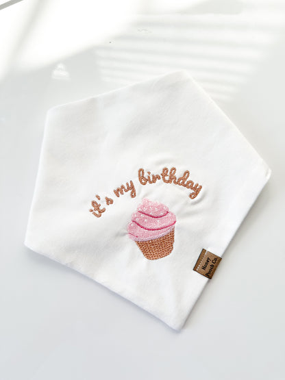 "it's my birthday" | pet bandanna