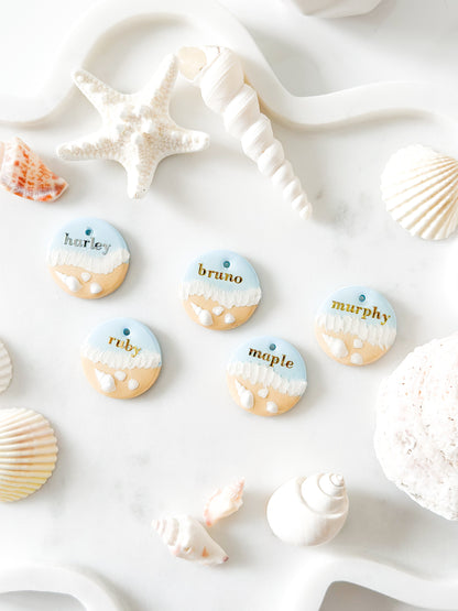 coastal shoreline | pet id tag