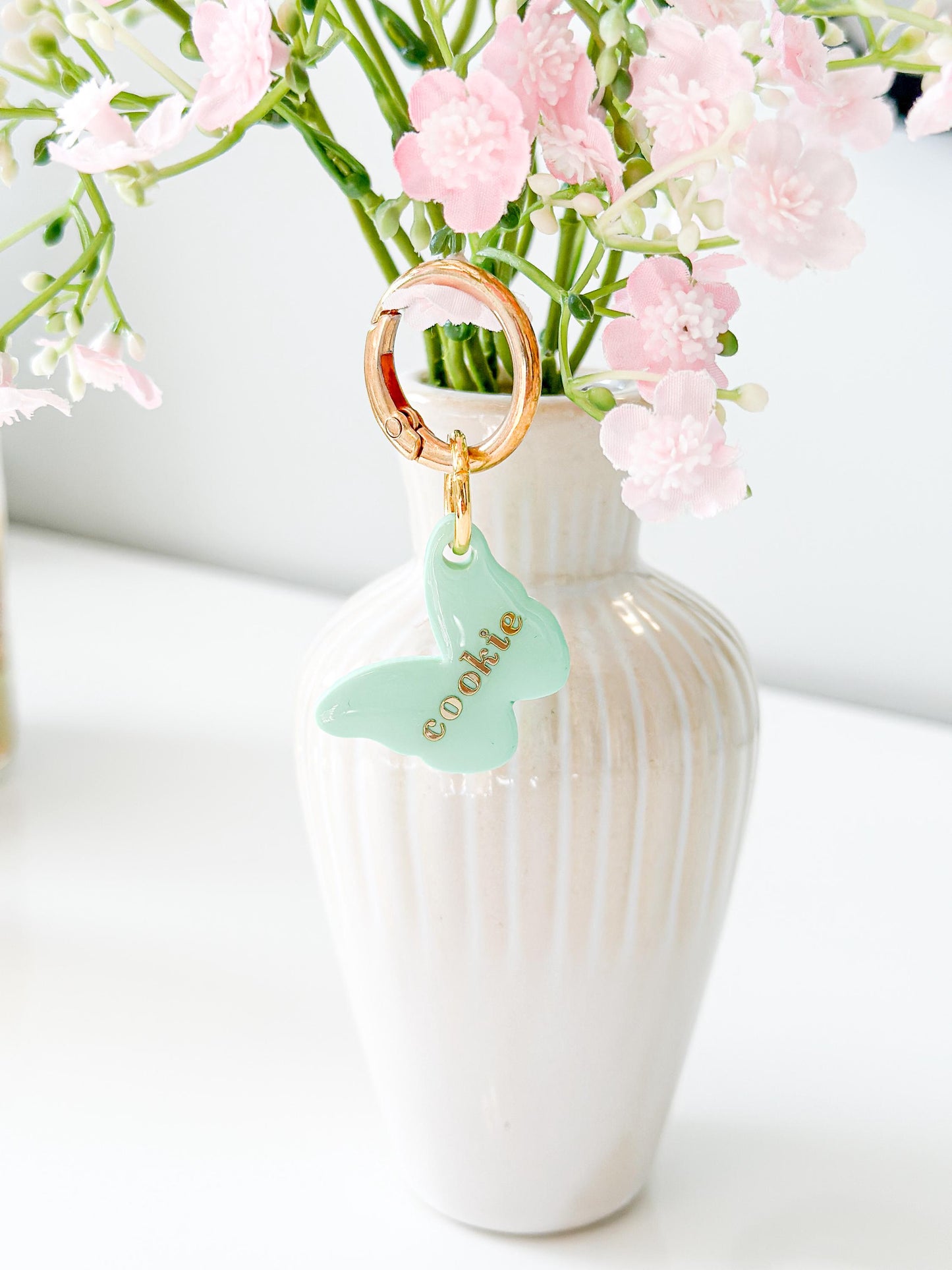 butterfly| pet id tag