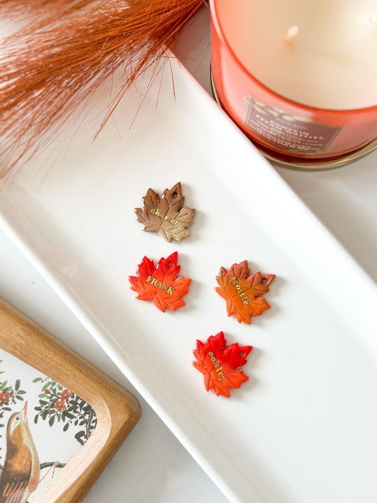 maple leaf| pet id tag